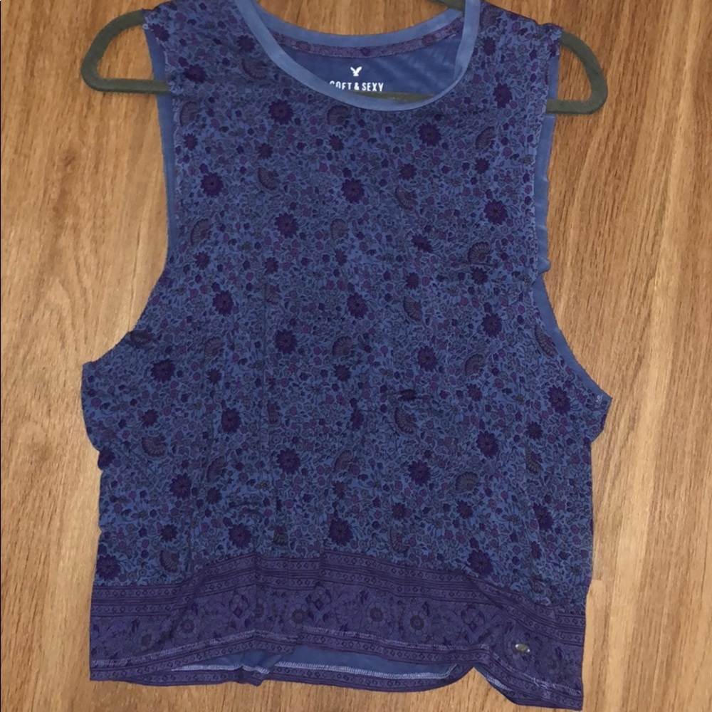 American Eagle Floral Tank Top